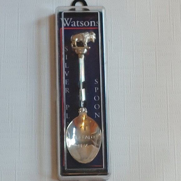 WATSONS SILVER PLATED SPOON BNIP Buffalo New York - Picture 1 of 4